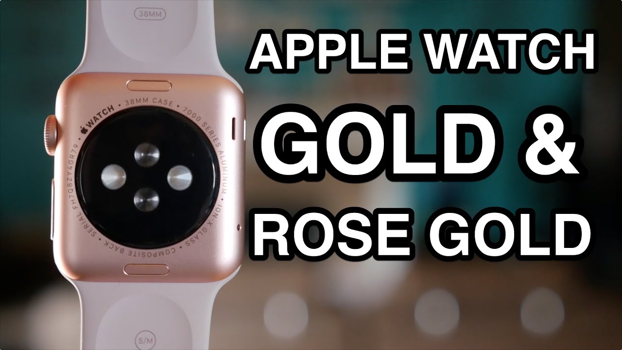 Apple Watch Sport Gold & Rose Gold Unboxing and Overview!