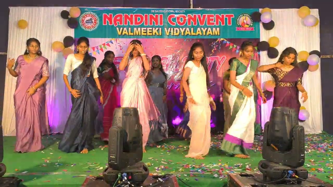  Rocking performance by 10th girls#VNSCHOOLS#FAREWELL PARTY#2025-26.