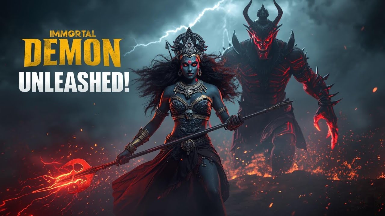 The Epic Battle of Mahakali vs Raktabija: Immortality Unleashed! #mahakali #Raktabija