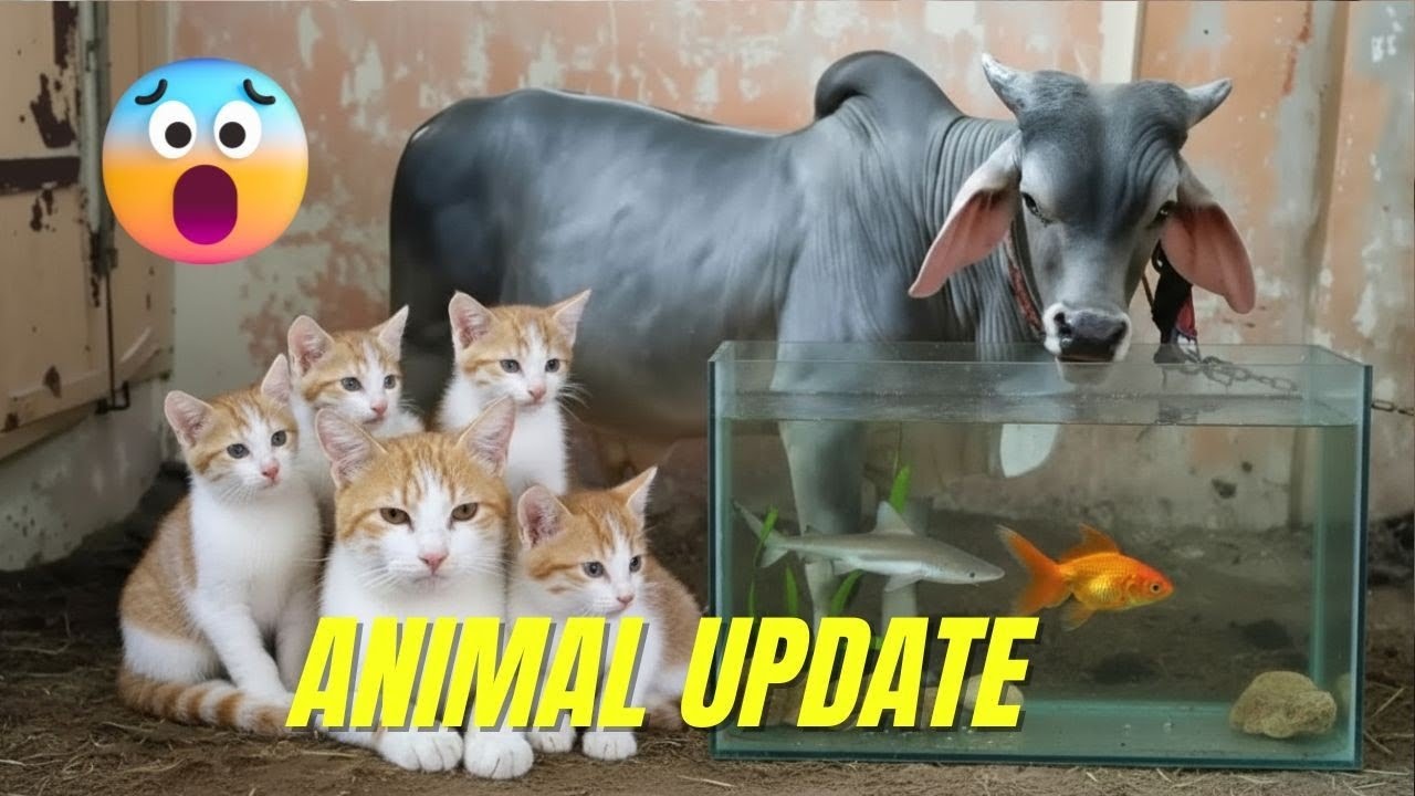 Animal Update 🐾 | Cats, Cow & Fish | Cute Animals Compilation | Daily Life Vlog