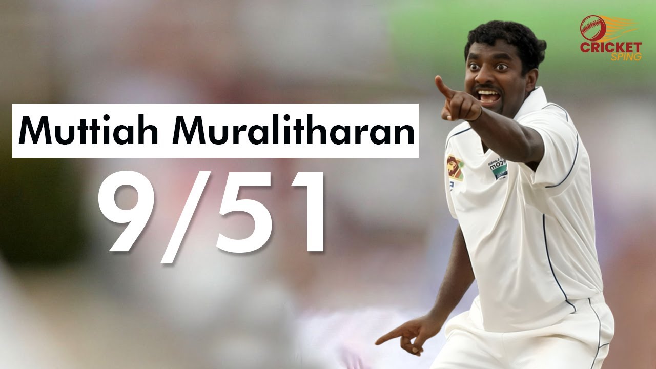 Muralitharan&rsquo;s Magic 9 Wickets for 51 Runs 🔥| Spin Bowling Masterclass.