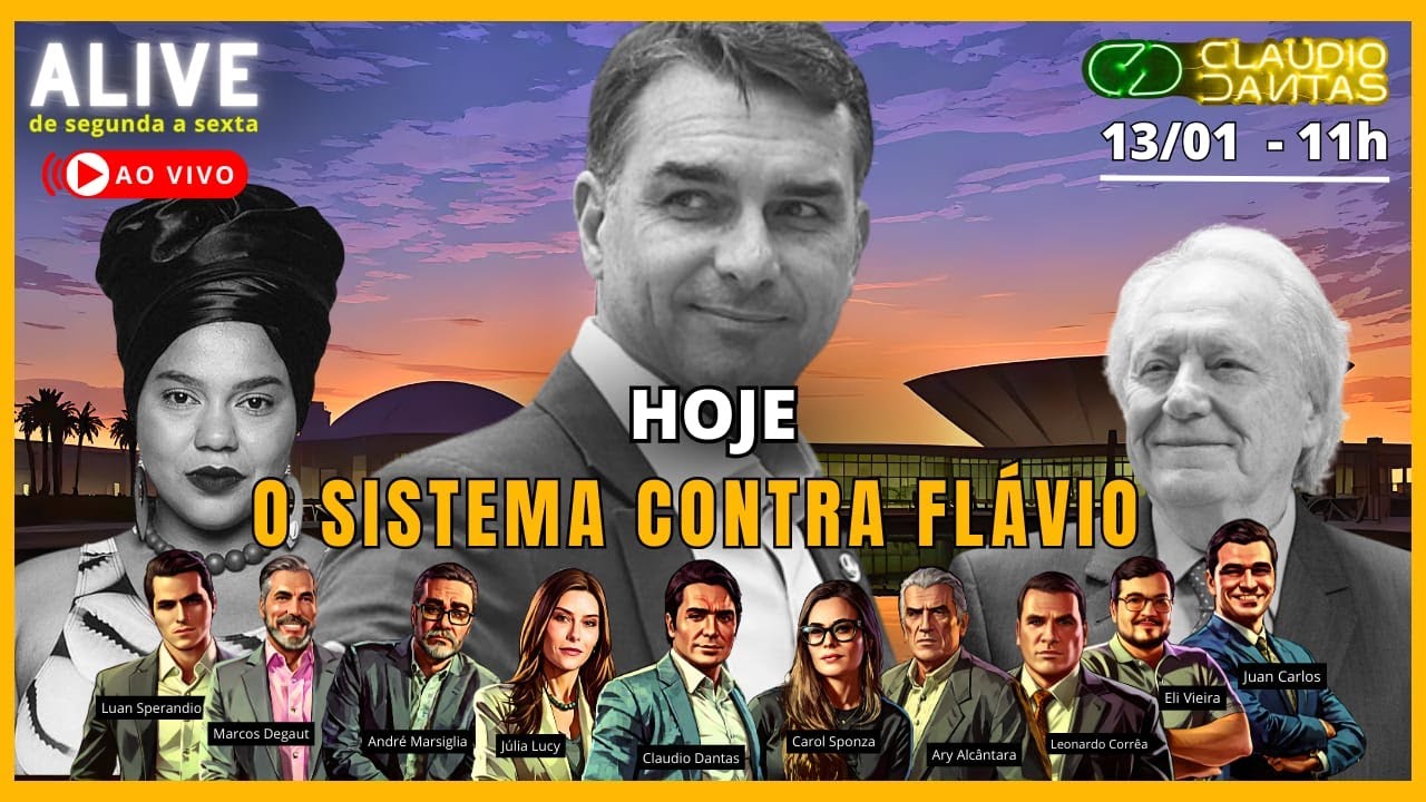 Sistema quer Flávio fora da disputa, assim como fizeram com Bolsonaro, apresentam motivos absurdos