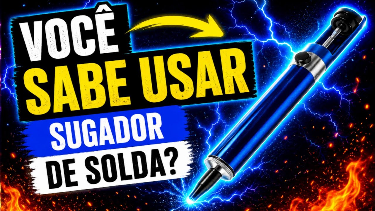 aprenda a USAR o SUGADOR DE SOLDA!