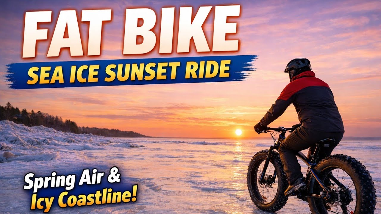 Fat Bike Sea Ice Sunset Ride