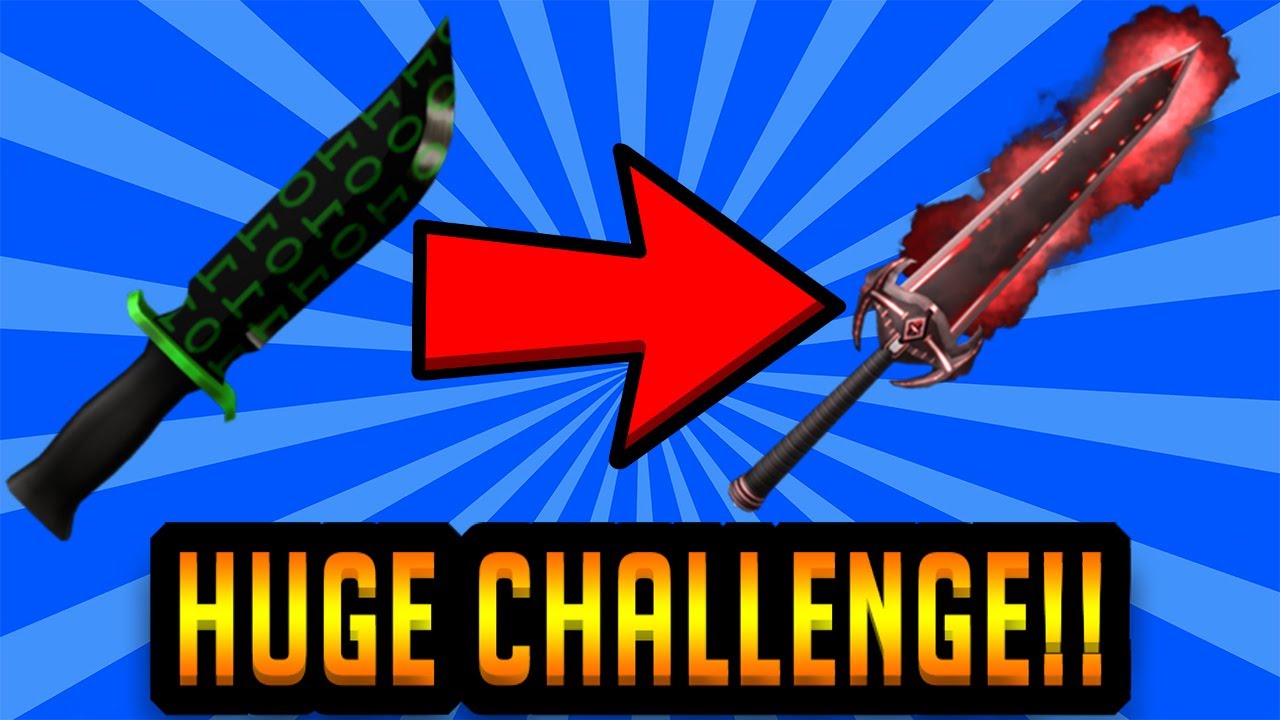COMMON TO DREAM KNIFE CHALLENGE!! (ROBLOX ASSASSIN)