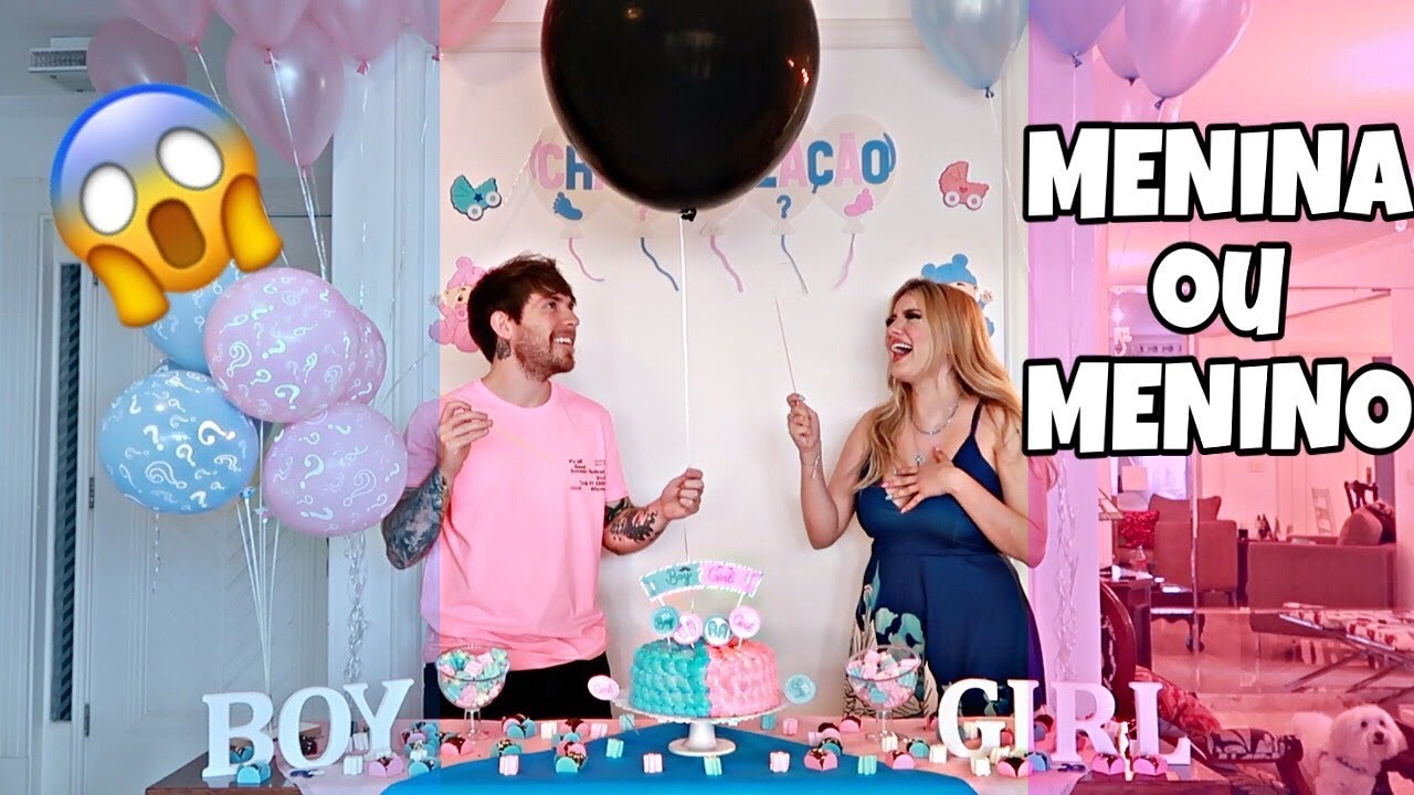 O NOSSO BEBÊ É... CHÁ REVELAÇÃO !!  *mostrei tudo*