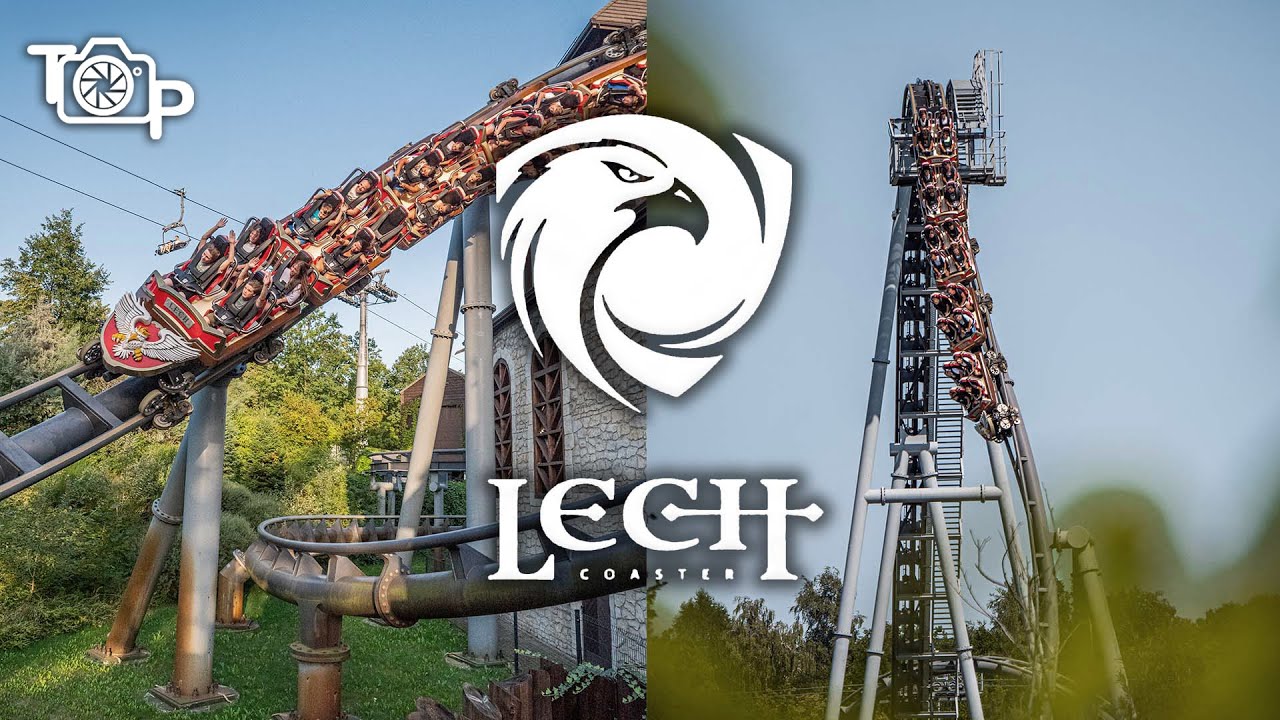 Lech Coaster (4K) Front Row POV - Legendia
