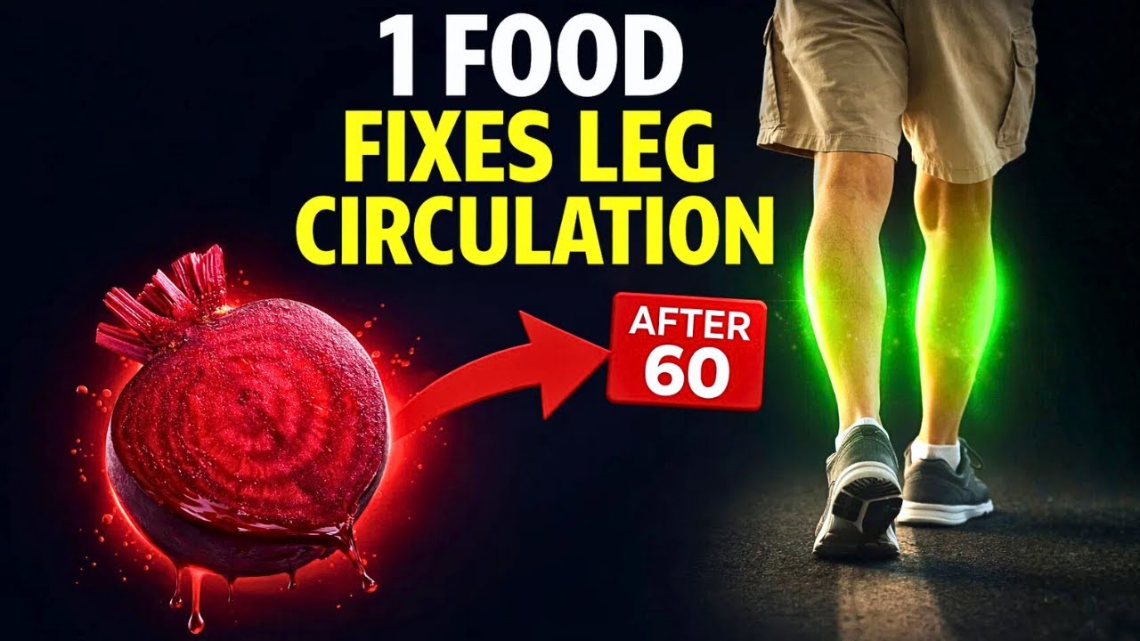JUST 1 Food for Poor Leg Circulation After 60 | Healthy Aging Tips