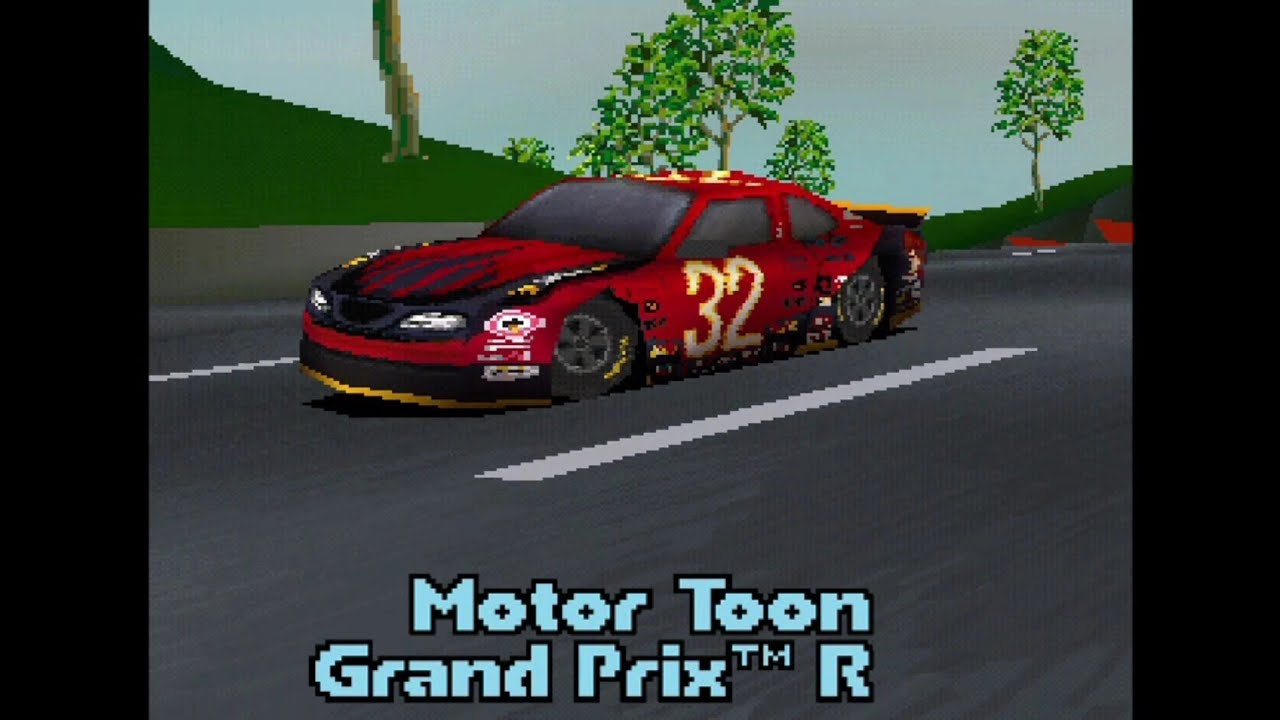 Motor Toon Grand Prix R - PS1 Gameplay