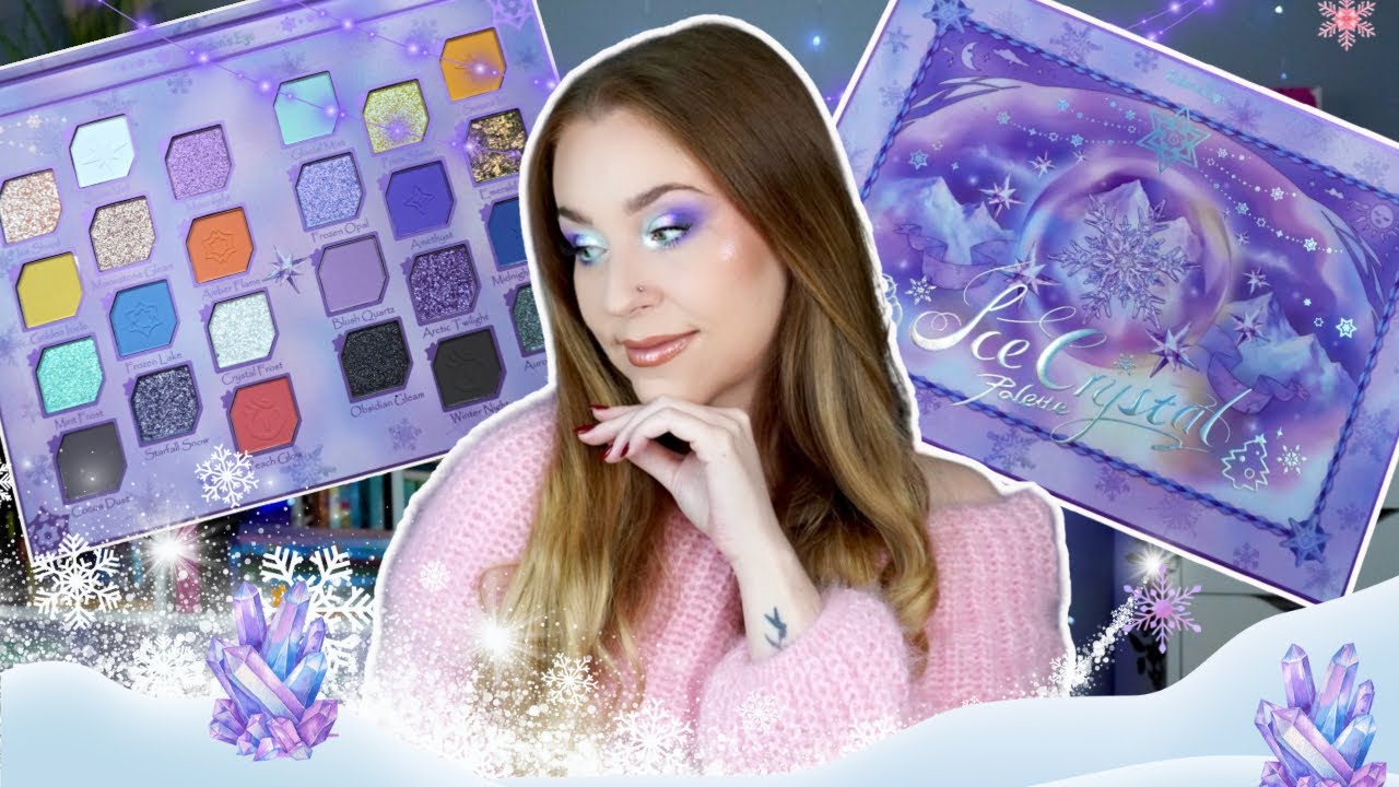 НОВАЯ ПАЛЕТКА ODENS EYE ICE CRYSTAL | 3 образа и свотча