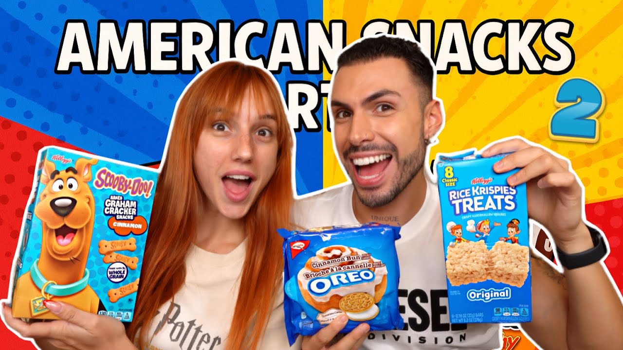 Δοκιμάζουμε Αμερικανικά αυθεντικά snacks Feat. @MariannaGrfld  part2 | Tsede The Real 