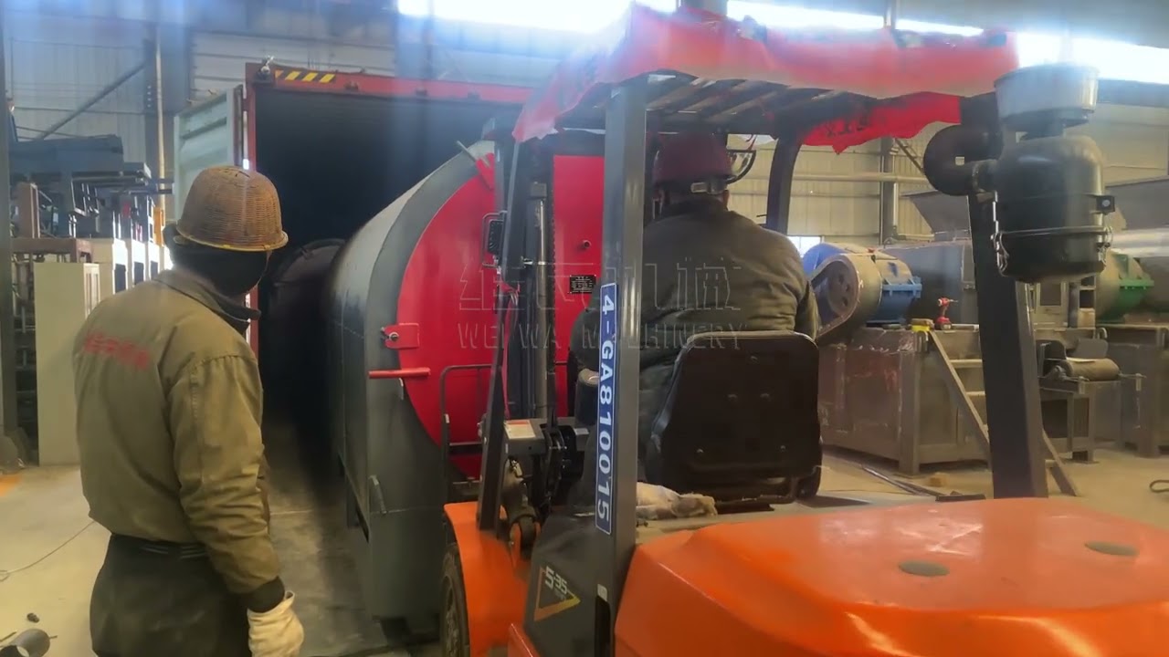 Horizontal Carbonization Furnace Shipped to Ethiopia – Behind the Scenes of Our Delivery Process!
