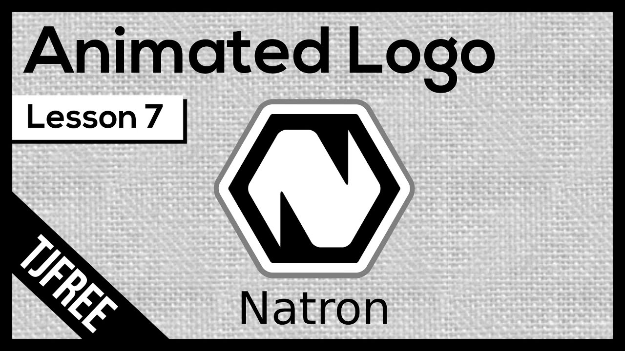 Natron Lesson 7 - Animated Logo Intro Video using FREE Software!