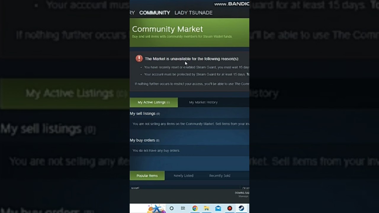 Разблокируйте торговую площадку сообщества Steam #shorts