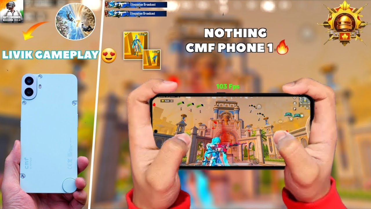 Cmf Phone 1 - 120 Fps Bgmi Test😍 | Cmf Phone 1 Bgmi Test With Fps  Meter🔥 | Cmf Phone 1 Bgmi 3.7