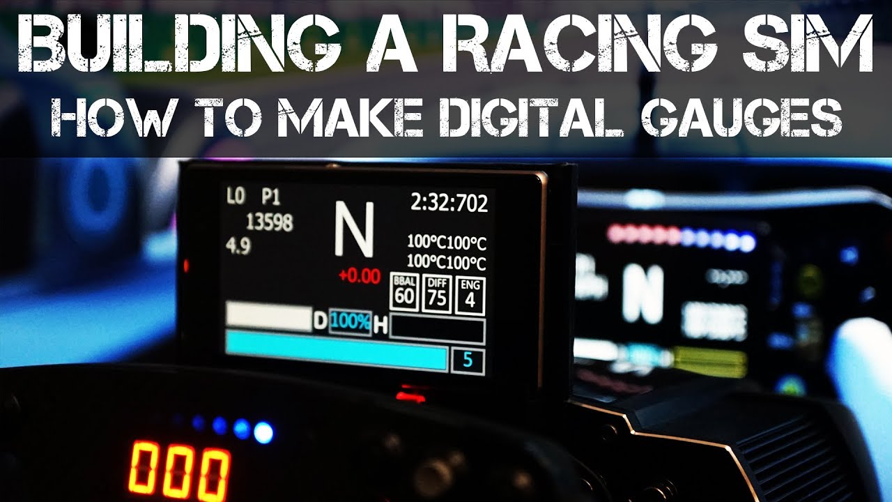 How to make a Digital Dash for Racing Simulators using Sim Hub and an Old Smartphone
