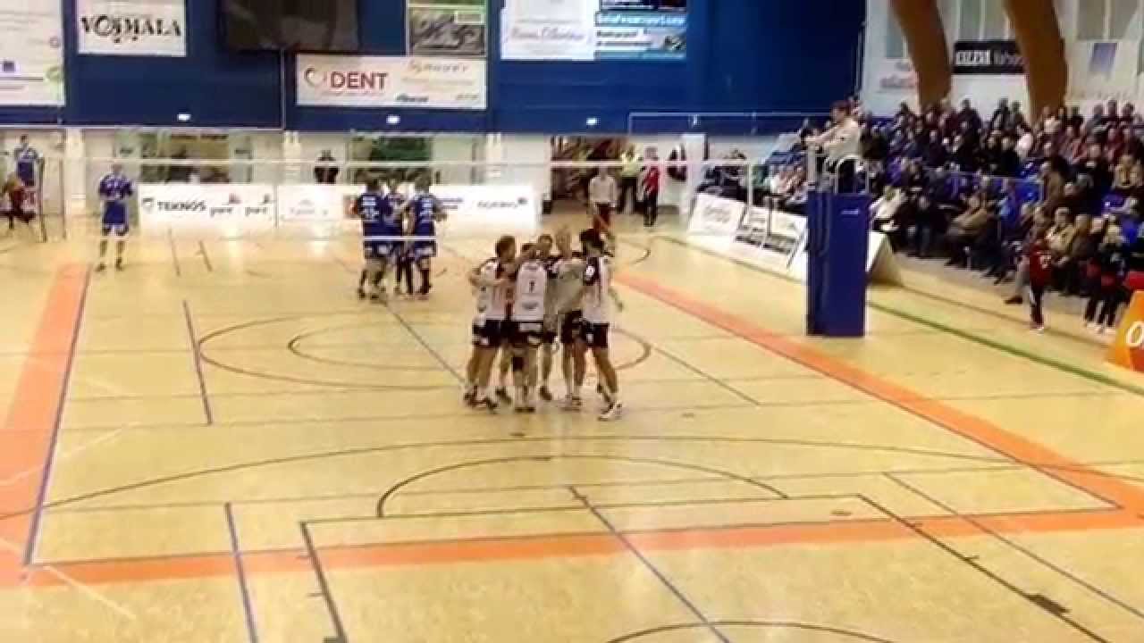 Lentopalloseura Etta-Pielaveden Sampo 1. er&auml;n viimeiset pisteet. 25-11. #Mestaruusliiga
