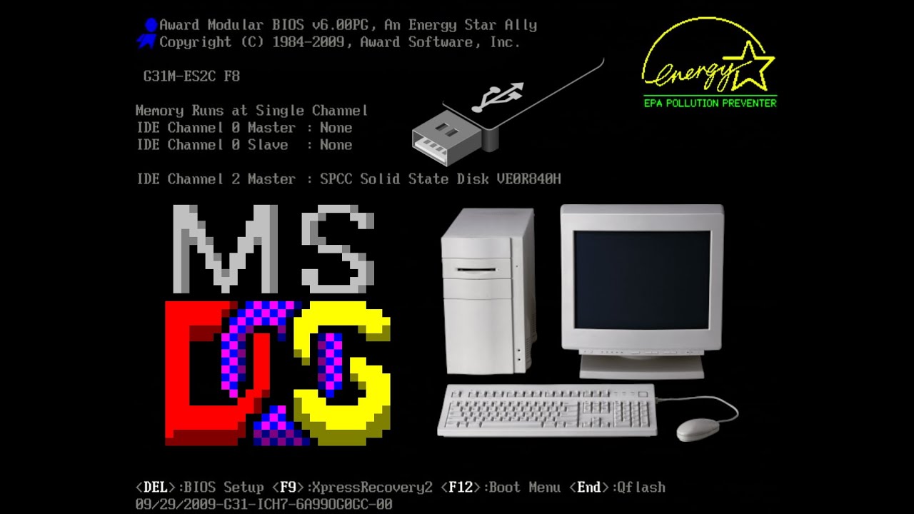 How to install MS-DOS 6.22 from USB