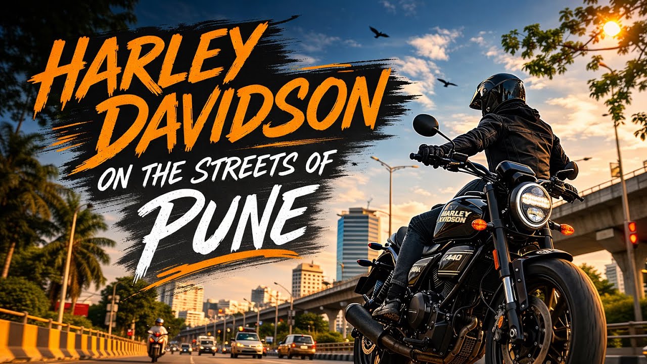 HARLEY DAVIDSON ON THE STREETS OF PUNE | RAW EXHAUST SOUND | POV RIDE