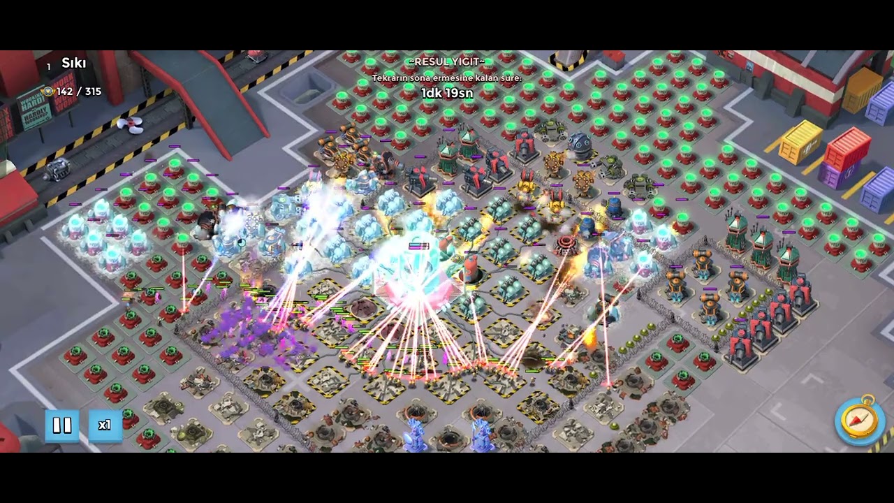 Dupleks Operasyon - Sıkı &uuml;ss&uuml; ( Piyade,Piyade lazerci, Dondurucu) Boom Beach