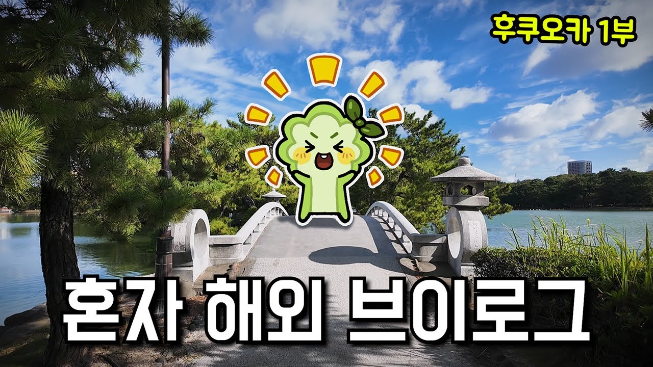 운터, 혼자 첫 브이로그를 낯선 땅에서.. [후쿠오카 당일치기 1부]