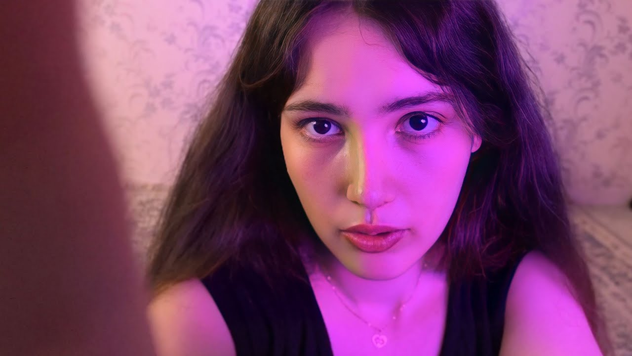 ASMR I Touch Your Face Slowly, Tap On Your Face, Mouth Sounds, Ear Tingling, Layered Sounds