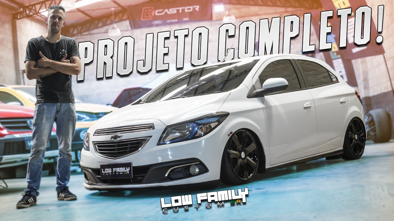 ONIX COM SUSPENSÂO A AR FINALIZADO! EP. 96 [ LOW FAMILY CUSTOM BR ]
