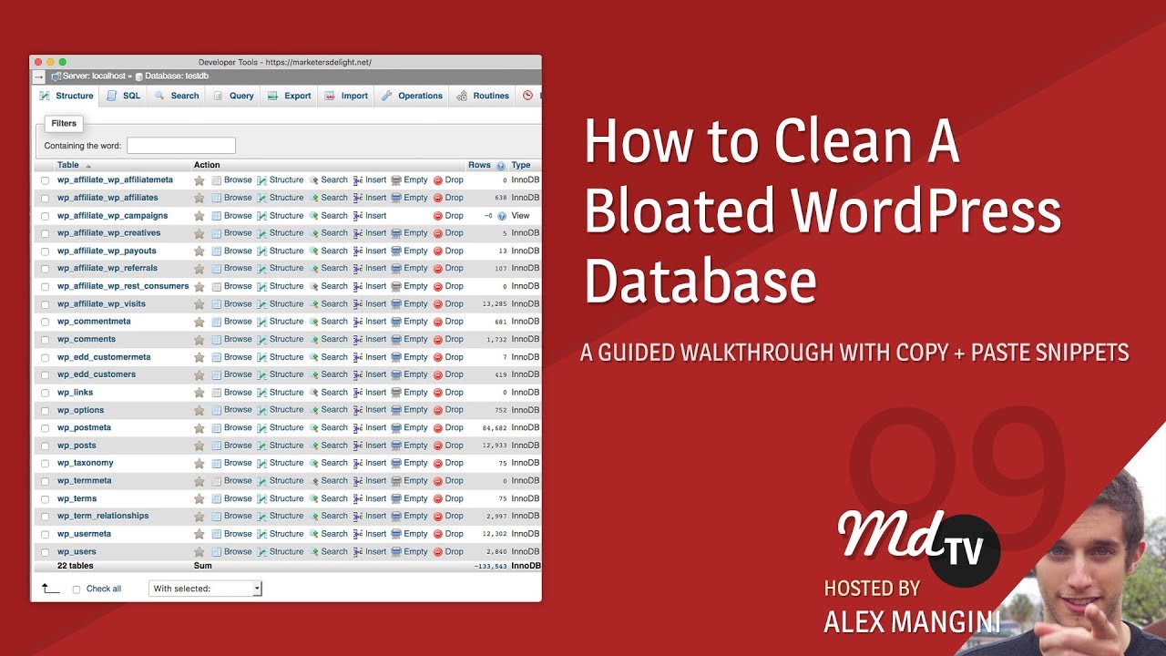 Walkthrough: How to Cleanup a Bloated WordPress Database