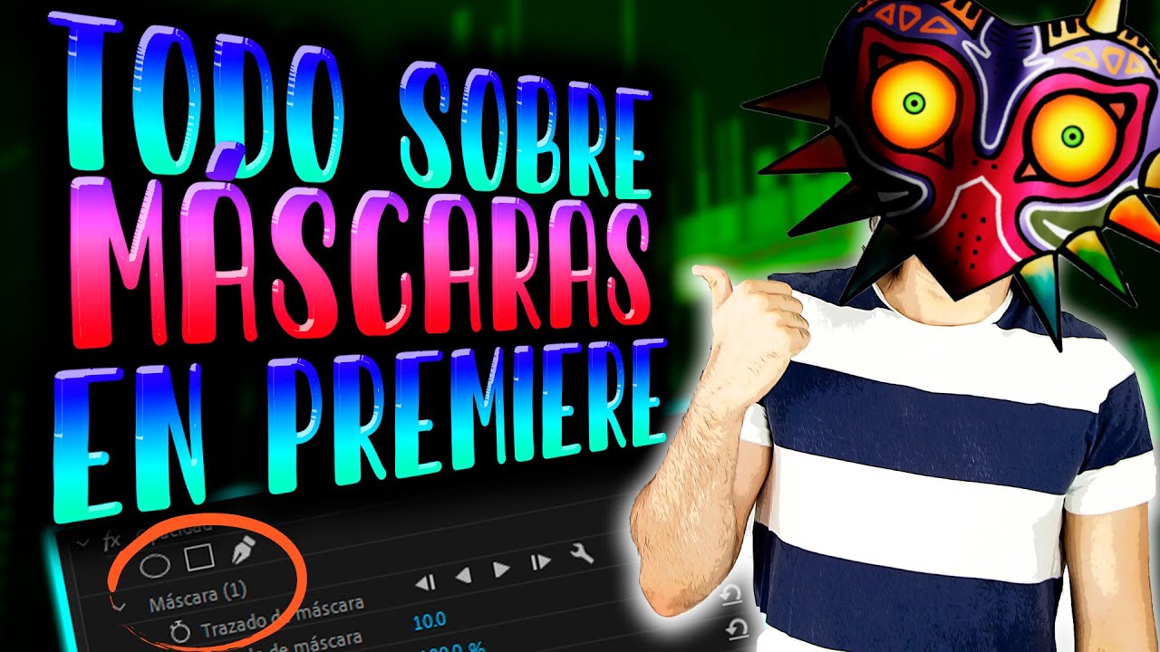 Máscaras en Premiere - TUTORIAL ADOBE PREMIERE PRO CC 2020 - Como usar las máscaras