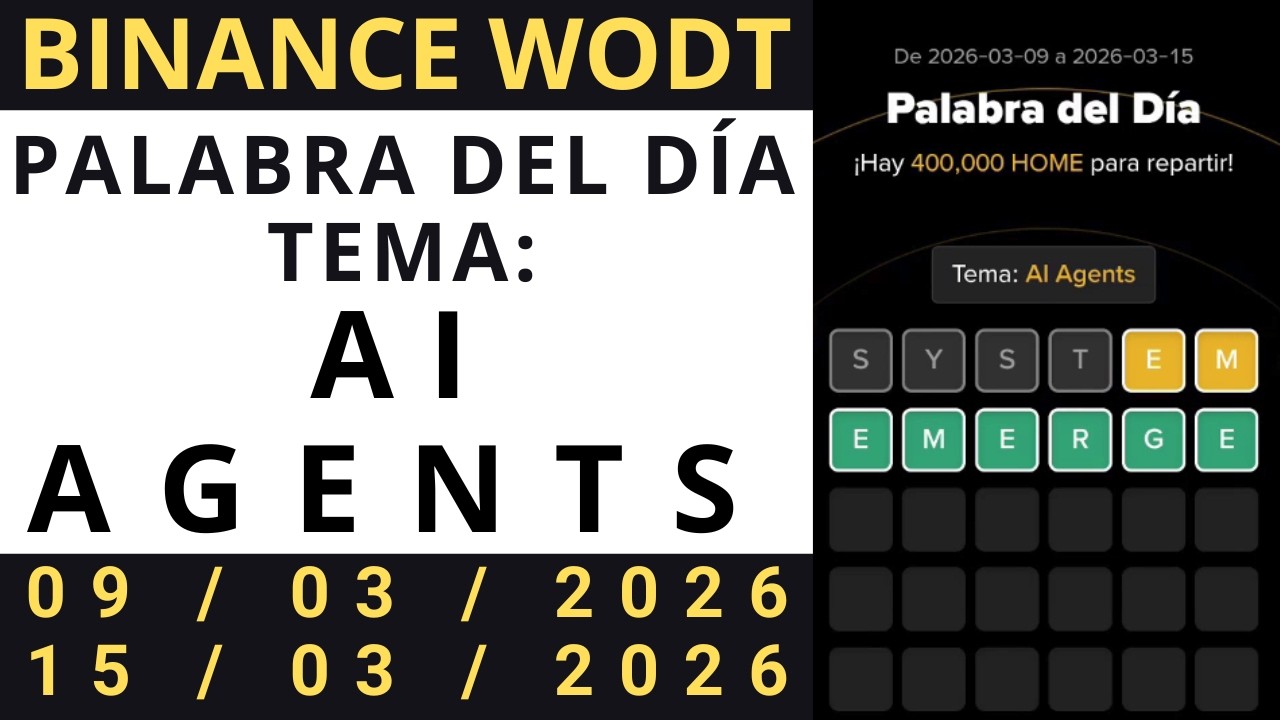 AI Agents WOTD ✅ Respuestas Palabra del Dia 🔥 Binance WODL