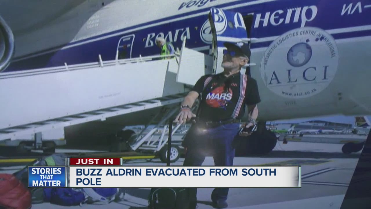 Buzz Aldrin evacuated from South Pole