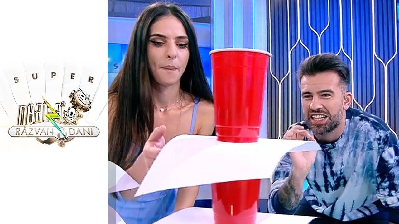 Jocul paharelor buclucașe: Mellina & Florin Ristei vs. Edward Sanda & Ramona Olaru