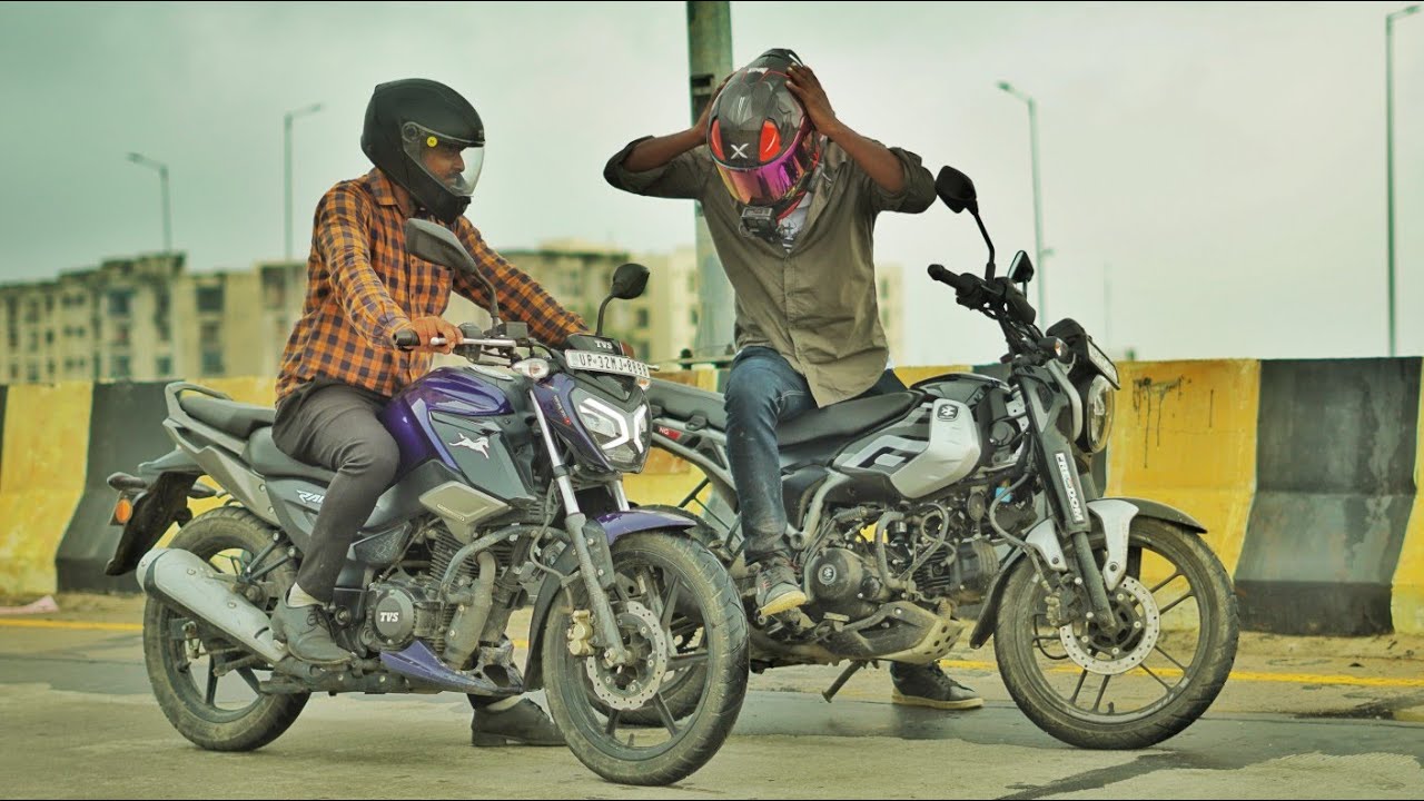 Tvs Raider Vs Bajaj Freedom CNG | Drag Race