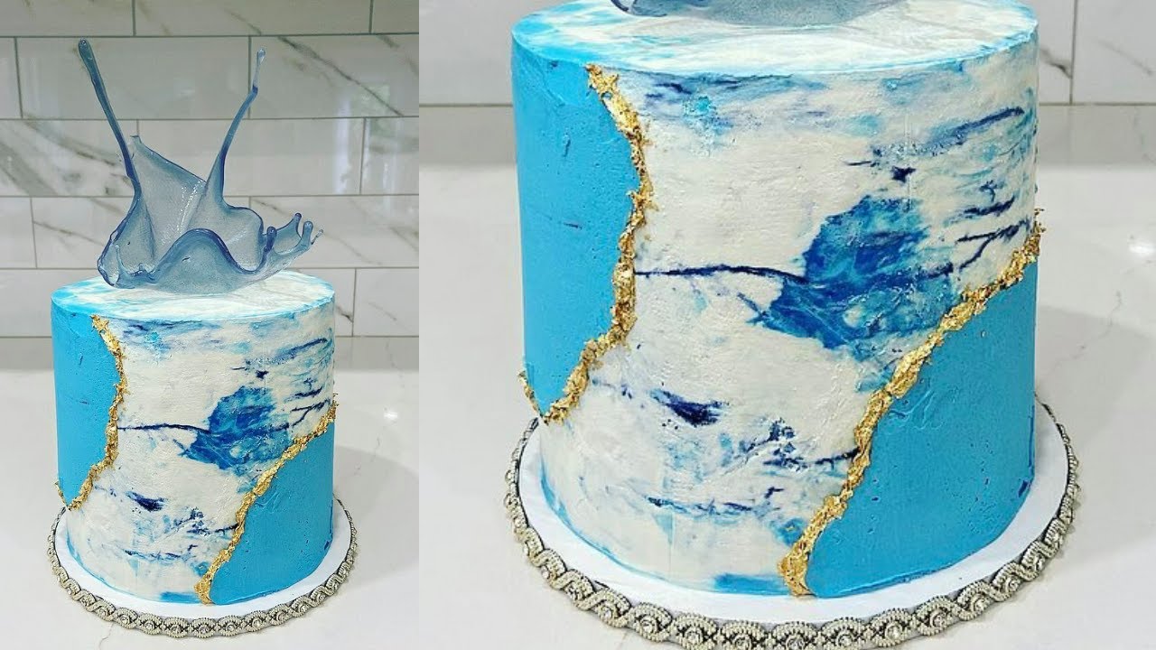 Cake decorating tutorials | FAULT LINE CAKE | Sugarella Sweets