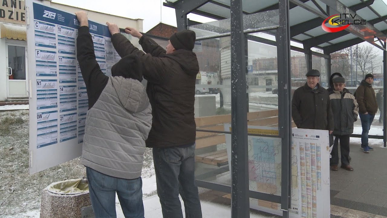 Rozkłady jazdy autobusów większą czcionką i z kodem QR - ITV Kielce