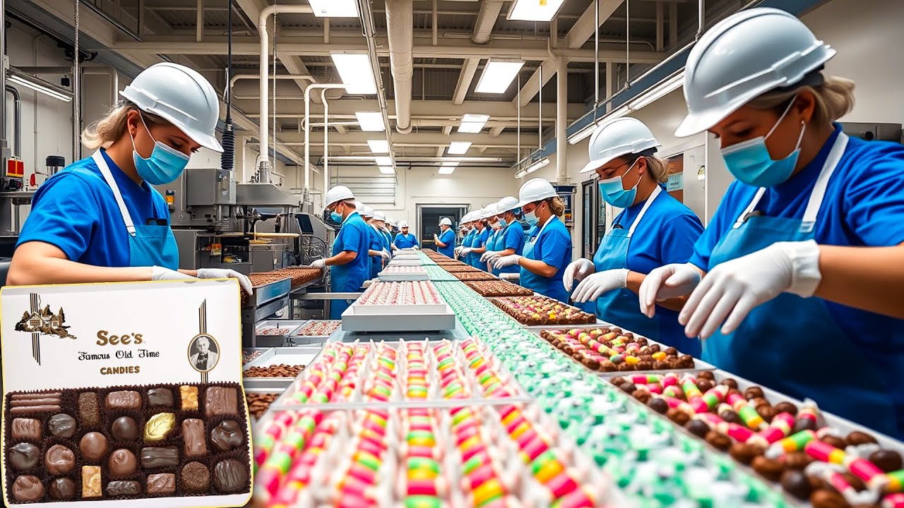 Ever wanted to know how the famous See's Chocolate is made in a factory? | Produced Planet