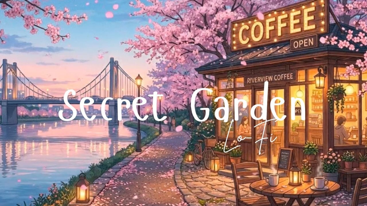 Peaceful Garden Lofi 🌼 | Relaxing Beats for Stress Relief, Peaceful Lofi Beats