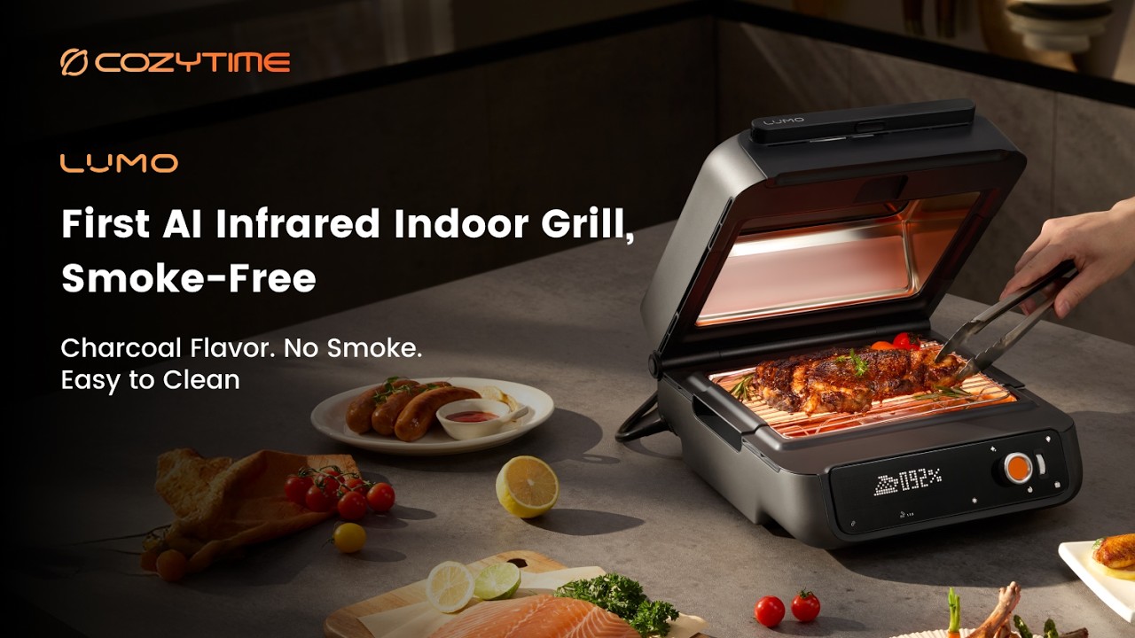 Meet Cozytime LUMO: World's First AI Infrared Indoor Grill