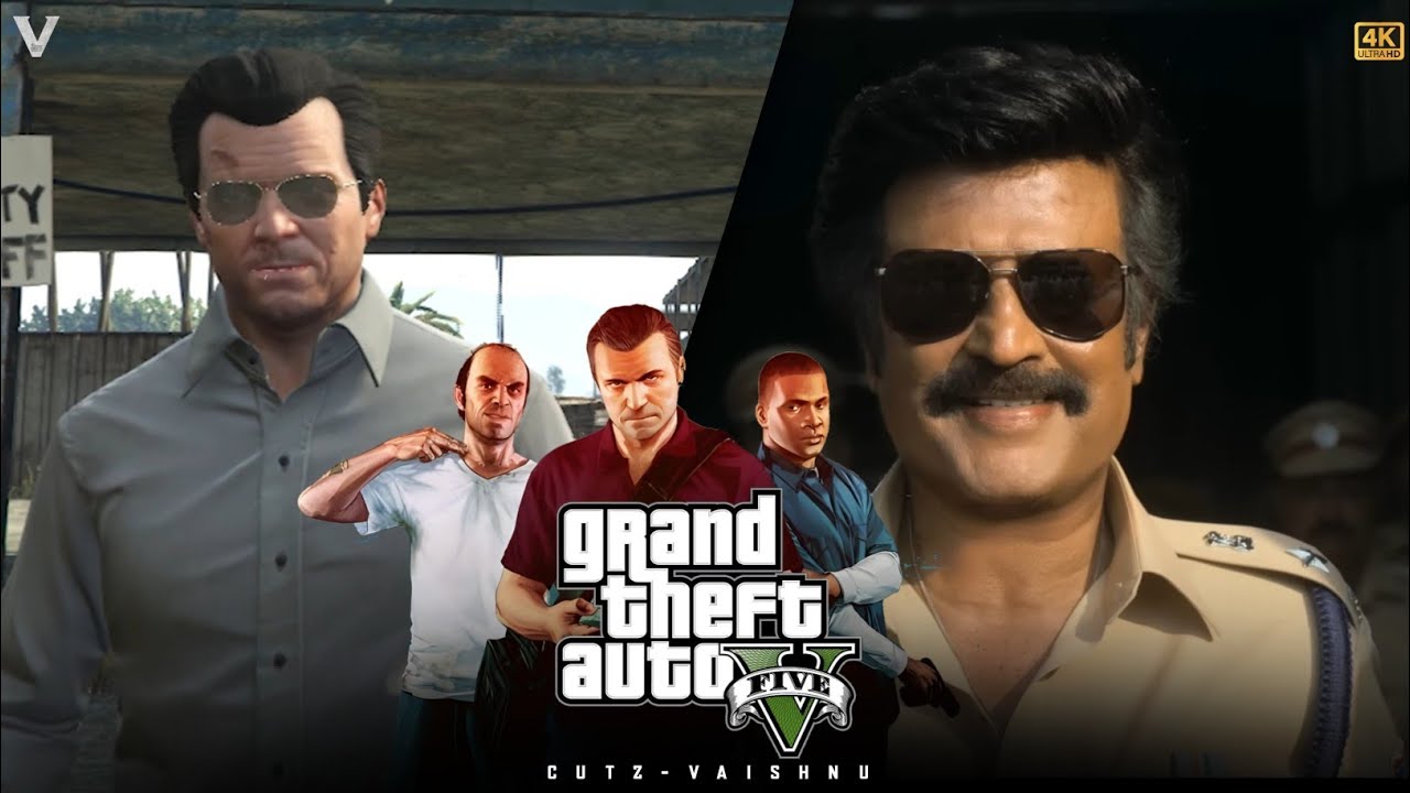 JAILER Flashback - GTA 5 Gameplay version (4K) தமிழ் | VK cutz