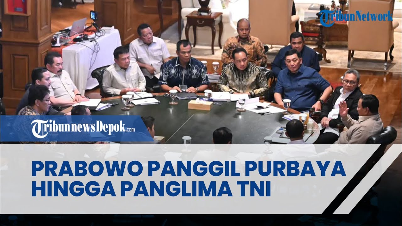 Presiden Prabowo Panggil Purbaya, Bahlil, hingga Panglima TNI ke Hambalang