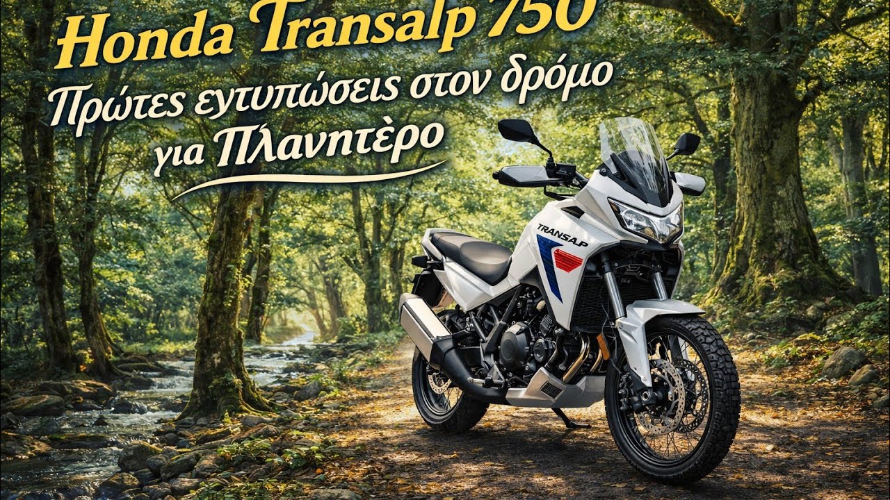 HONDA Transalp 750 XL Πρώτες εντυπώσεις στο δρόμο για Πλανητέρο - TRIP IN GREECE