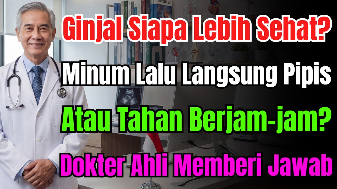 Habis Minum Langsung Pipis vs Tahan Lama: Mana Ginjal Yang Lebih Sehat? Dokter Ungkap Fakta Ini!