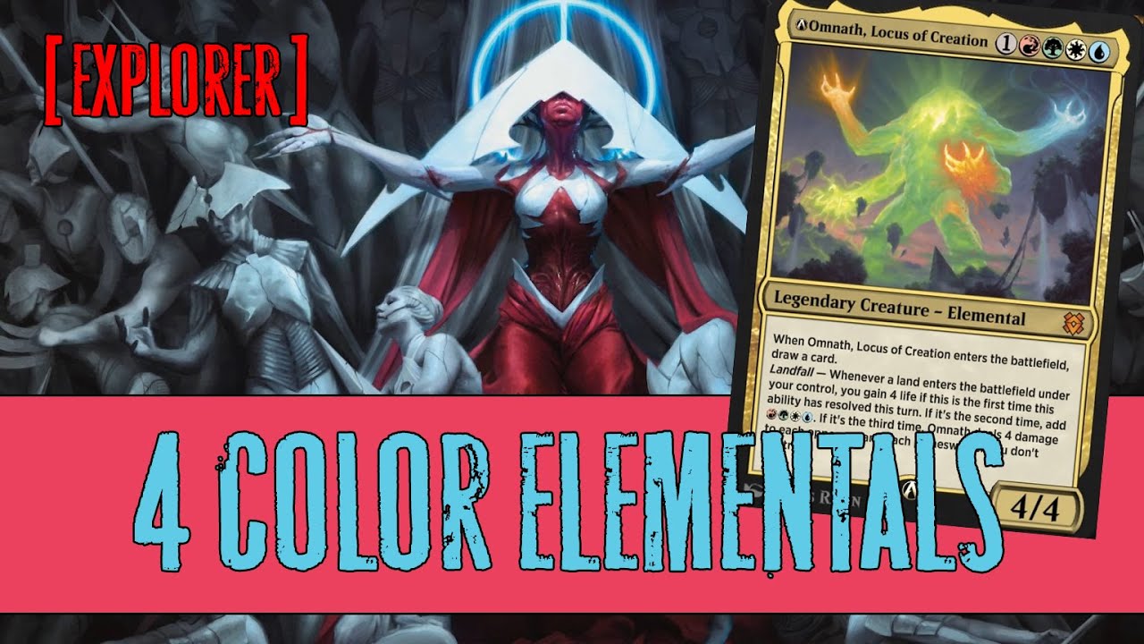 Исследуем ЭЛЕМЕНТАЛЕЙ без черного! MTG Arena Explorer 4 Color Elementals