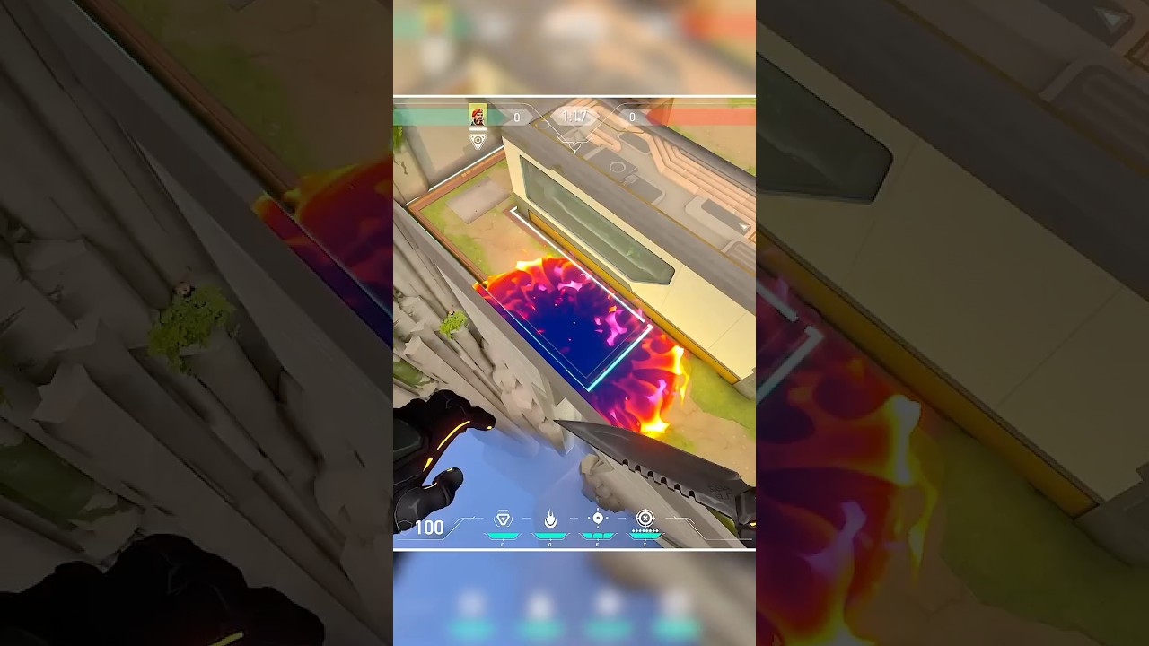 Brim Abyss LineUp Left B-Site Valorant 🔥 #tacticsgaming #lineups #valorant #brimstone