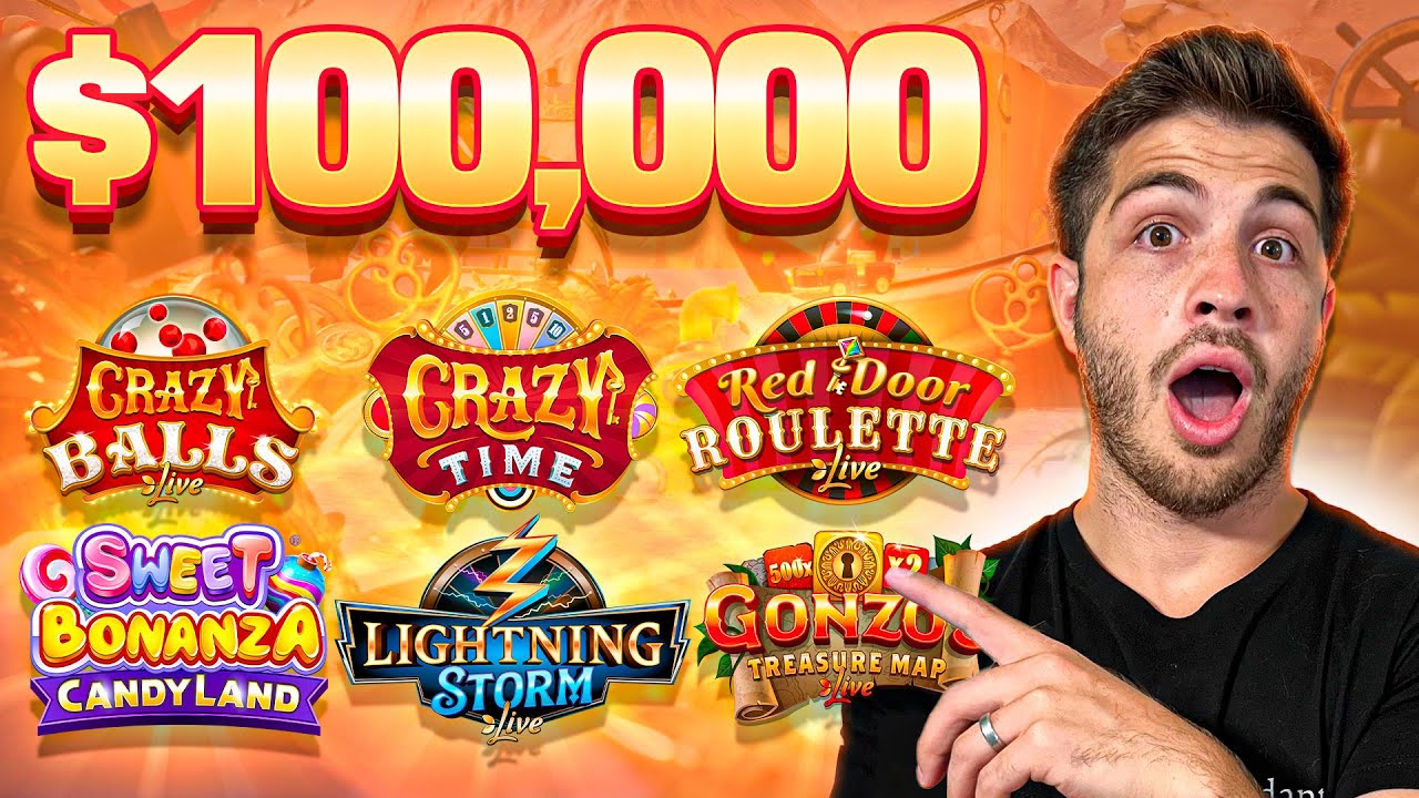100 000 долларов против игр Live Game Show!!!