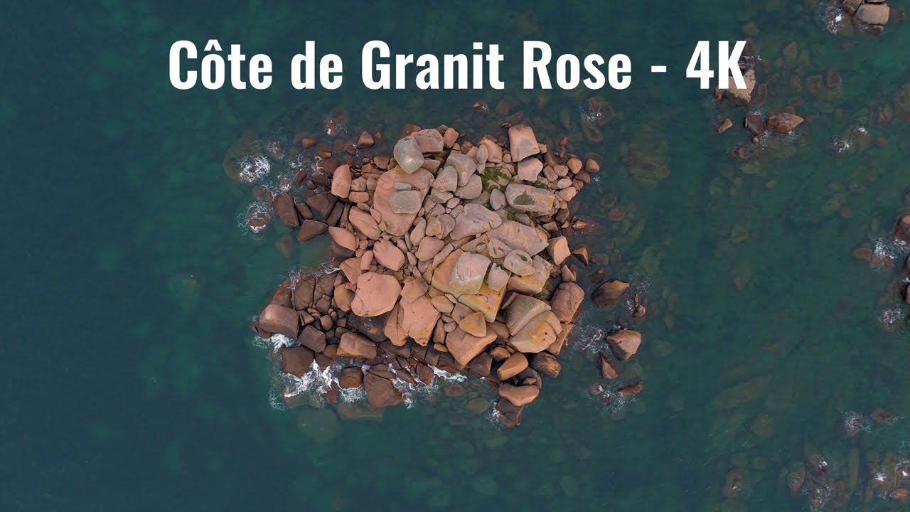 Bretagne | Côte de Granit Rose | 4K Cinematic  DRONE Footage