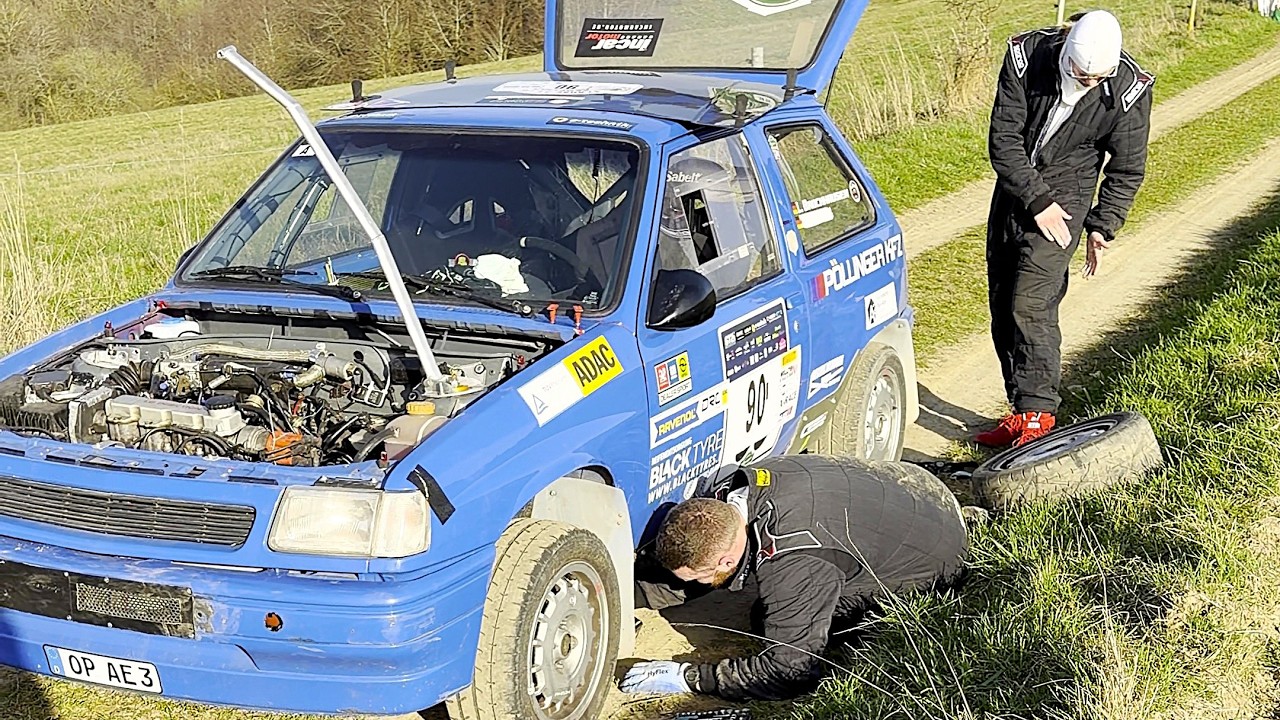 47. ADAC Rallye Kempenich - WP4 Hausten - Antriebswelle wechseln 5min  08.03.2026
