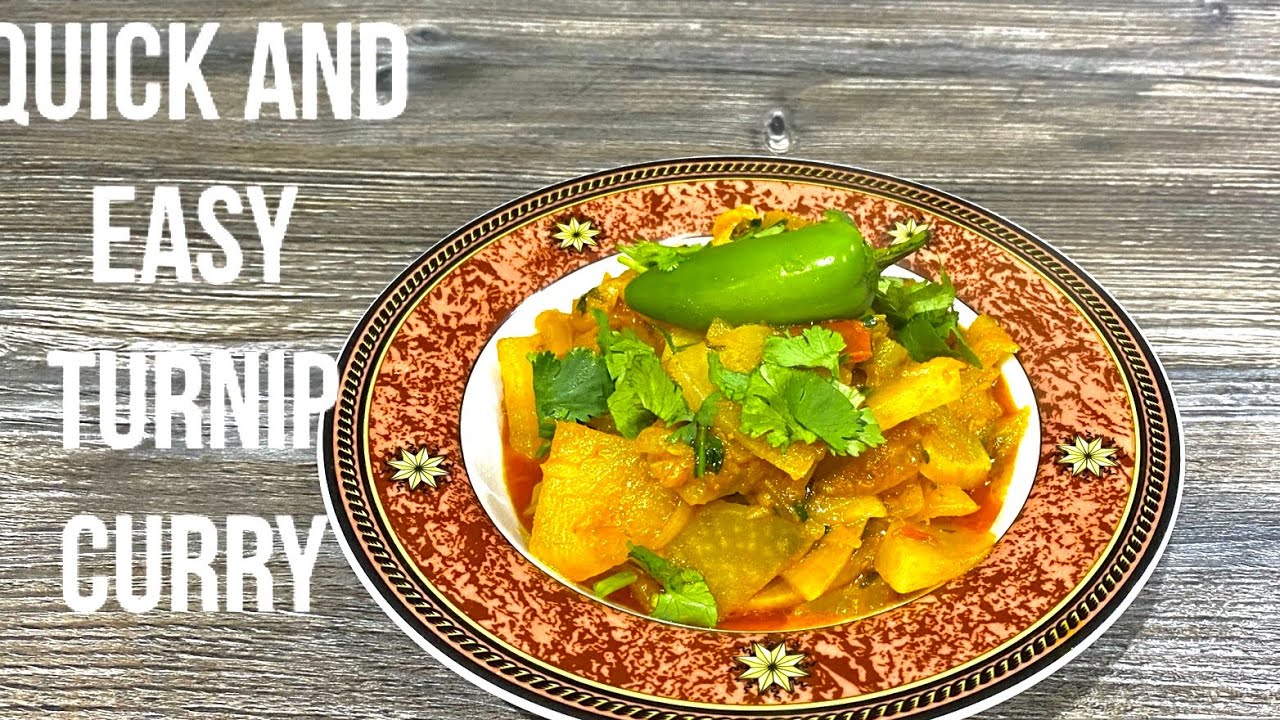 TURNIP/SHALJAM CURRY- Quick And Easy | Nargis’ Kitchen