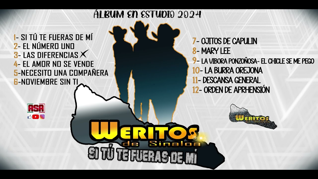 WERITOS DE SINALOA DISCO COMPLETO EN ESTUDIO 2024