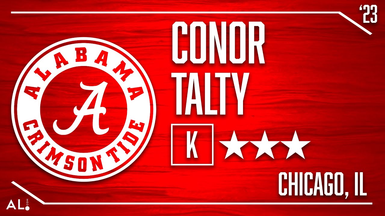 Alabama K signee Conor Talty highlights from St. Rita High School